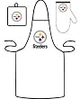 Pittsburgh Steelers Grilling Apron Set - Football Sports Merchandise