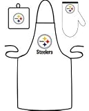 Pittsburgh Steelers Tailgate Apron, Mitt, Pot Holder Set