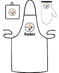 Pittsburgh Steelers Grilling Apron Set - Football Sports Merchandise
