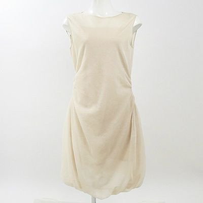 (フォクシー) FOXEY オフ白ノースリワンピース38 中古