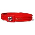 Phiten MLB Authentic Bracelet, Washington Nationals, Large (7.5 Inches)
