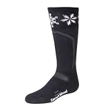 Smartwool Snow Fall Kids Socks SM Black/White
