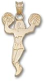 Cheerleader - Standing Charm/Pendant -14K/10K, Stainless Steel or Gold Plated