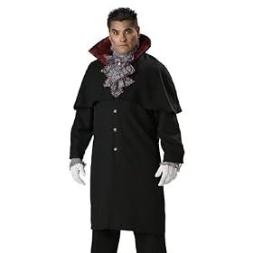 Adult Mens Halloween Costumes Scary Victorian Vampire Deluxe Party Outfit Couples Costume