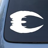 CYLON RAIDER - Battlestar Galactica - Vinyl Decal Sticker #A1390 | Vinyl Color: White