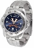 Virginia Cavaliers Sport Steel Band Ano-Chrome Men's Watch