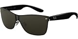 Ray-Ban Sunglasses Designer Fashion AUTHENTIC Unisex Matte Black/Grey Green RB3384 006/71