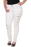 Torrid Plus Size Z. Cavaricci Couture - White Thrasher Skinny Jean