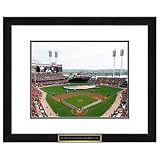 Cincinnati Reds MLB Framed Double Matted Stadium Print