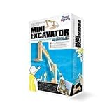 Build Your Own Hydraulic Mini Excavator Ages 8+ - Childrens Science & Educational Kit Toy