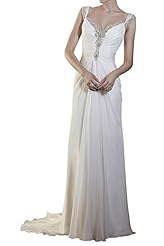 Cap Sleeves Crystals Crystal Pleated Lace Wedding Dress 