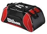 Wilson Federer Duffle Racquet Bags - Red