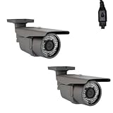 2 Pack of Professional 1/3" Sony Exview HAD CCD II with Effio-E DSP Devices ....