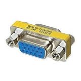 VGA Gender Changer HD15, F/F Thin