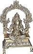 Brass Figurines Hindu God Ganesha 6 x 3 x 9 inches