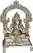 Brass Figurines Hindu God Ganesha 6 x 3 x 9 inches