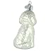 Old World Christmas Bichon Frise Glass Blown Ornament for Christmas Tree