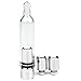 Coil Monster Glass Globe Dome With Two Dual Quartz Coil Replacement Cartridges