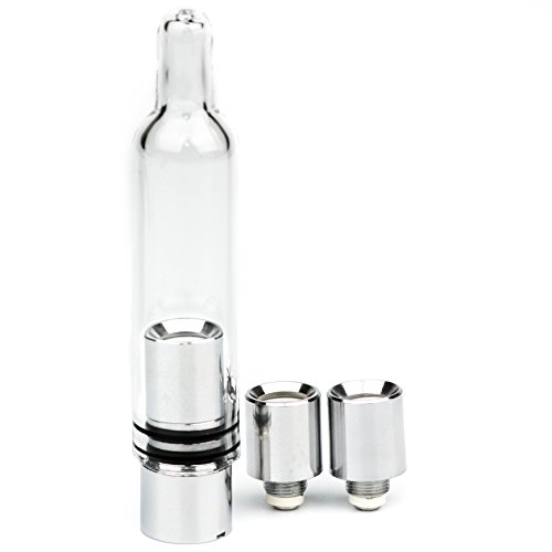 Coil Monster Glass Globe Dome With Two Dual Quartz Coil Replacement Cartridges