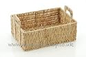 Natural Raffia Rope Storage Basket
