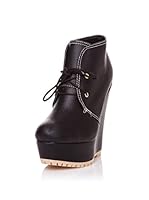 FURIEZZA Botines cuña (Negro)