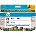 HP 56, 56, 57 Black/Tricolor Ink Cartridges, 3 Pack
