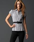 INC International Concepts? Belted Button-Down Shirt