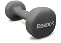 Reebok Neopren Hantel 1 x 4,0 Kg Dark Grey