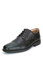 Airflex™ Leather Lace Up Toe Cap Shoes