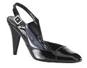 Edel - Slingpumps von David Braun aus Lackleder - Schwarz
