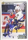 Bret Hedican, St. Louis Blues, 1993 Upper Deck Star Rookie Autographed Card