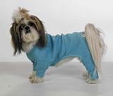 Fashion Pet Long John Thermal Pajamas Blue - Medium