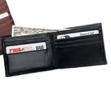 Budd Leather European Crocodile Bidente Slim Wallet