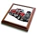 Dump Truck - 8x8 Trivet With 6x6 Ceramic Tile