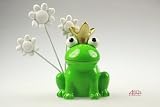 Produkt-Bild: Mila Deko Frosch H&ouml;he ca. 8 cm gr&uuml;n
