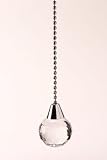 Decorative Light Pull Chain - Chrome & Crystal Effect