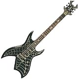 B.C. Rich Bich Metal Web SE Electric Guitar, Onyx