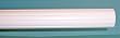 2 inch Wood Fluted Drapery Rod, White - 8' long [CAPITOL CITY LUMBER]