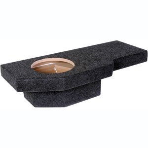 ATREND A201-10CP B Box Series Single-Sealed 10-Inch Up-Fire Enclosure for Dodge Ram Quad Cab 2002 and Up