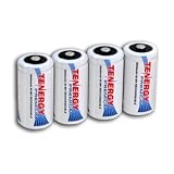Buy 4 pcs of Tenergy Premium C Size 5000mAh High Capacity High Rate NiMH Rechargeable...