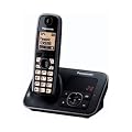 Panasonic KX-TG6621EB Single Digital Cordless Phone with Answer Machine - Black