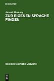ISBN 9783484312340 product image for Zur Eigenen Sprache Finden: Modell Einer Plurilingualen Schreibdidaktik (Reihe G | upcitemdb.com
