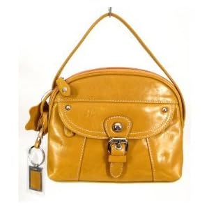 Giani Bernini Leather Handbag Purse Glazed X Body Dome Hobo