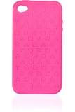 iphone4s iphone4 シリコンケース (ロゴ柄 ピンク) MARC BY MARCJACOBS マークバイマークジェイコブス