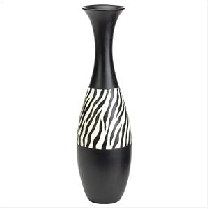 ZEBRA STRIPES VASE