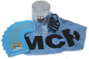 Manchester City FC Official Bar Set