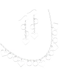 Sterling Silver Earring and Necklace Set
