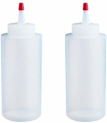 Wilton Set of 2 6-ounce Mini Melting Decorating Candy Chocolate Squeeze Bottles