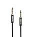 Sunshot 4.9 Feet (1.5M) 3.5MM Universal Male to Male Stereo Audio Cable - Step Down Design Black