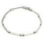 Stainless Steel Womans Ankle Anklet 9" Bracelet Chain with Invisible Clasp
